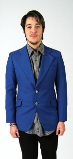 Men's royal blue blazer
